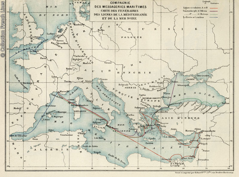 L Epopee Des Messageries Maritimes L Orient Pour Horizon French Lines Cies